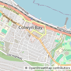 Map of Conwy