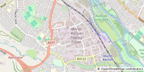 Map of Exeter