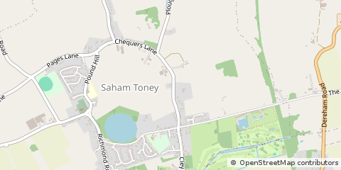 Map of Watton, Thetford, Norfolk