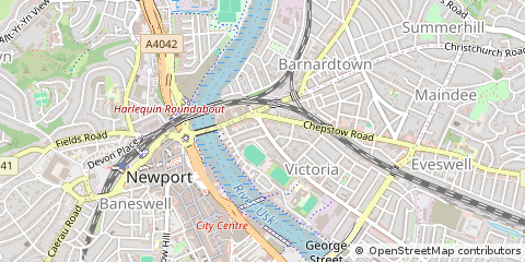 Map of Newport