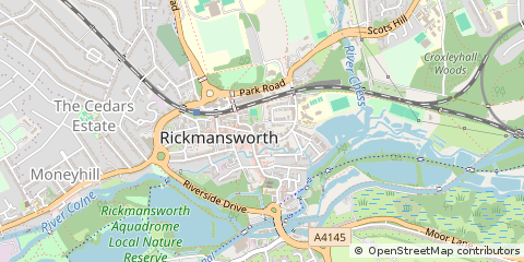 Map of Rickmansworth