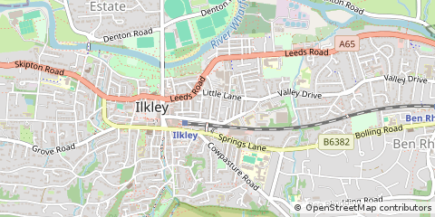 Map of Ilkley