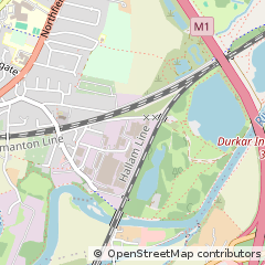 Map of Horbury, West Yorkshire