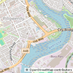 Map of Newport, Gwent