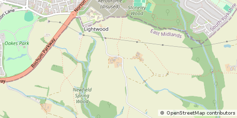 Map of Sheffield