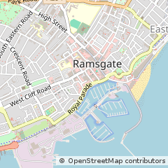 Map of Ramsgate, Kent