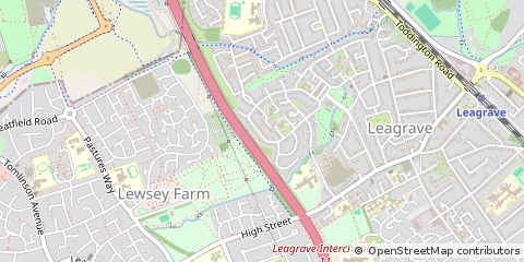 Map of Luton