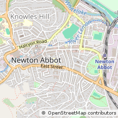 Map of Newton Abbot, Devon