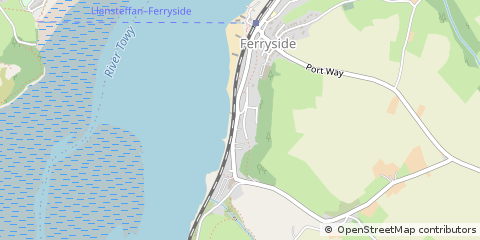 Map of Ferryside