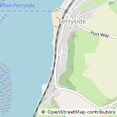 Map of Ferryside