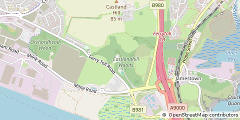 Map of Rosyth, Fife
