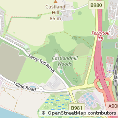 Map of Rosyth, Fife