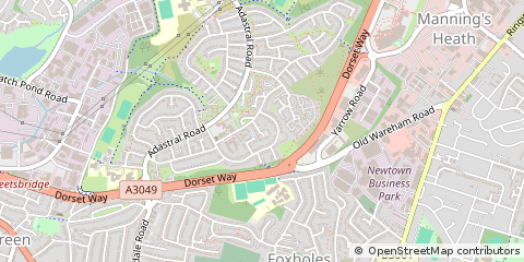 Map of Poole