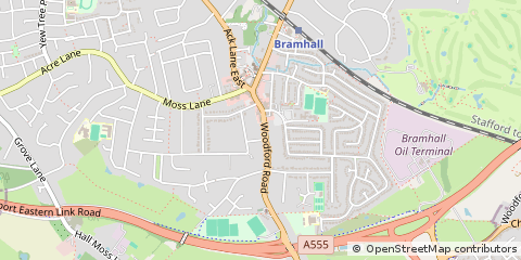 Map of Stockport