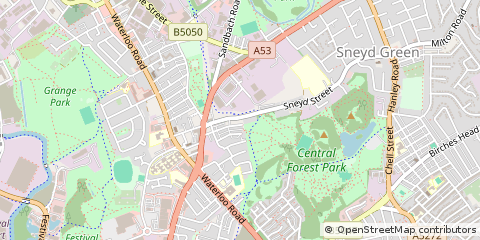 Map of Stoke.on.trent, Staffs