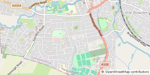 Map of Market Harborough