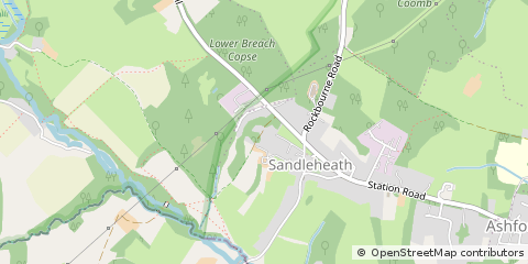 Map of Fordingbridge, Hampshire