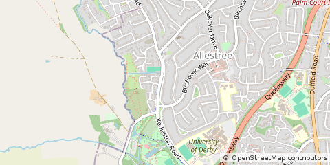 Map of Derby, Derbyshire