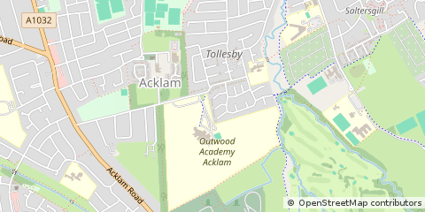 Map of Middlesbrough