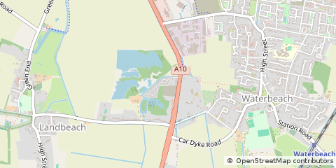 Map of Cambridge, Cambridgeshire