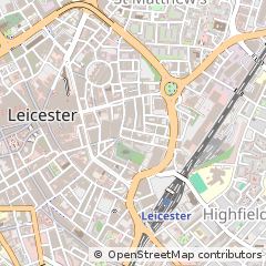 Map of Leicester