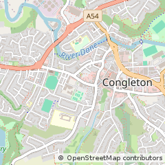 Map of Congleton, Cheshire