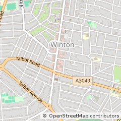 Map of Bournemouth