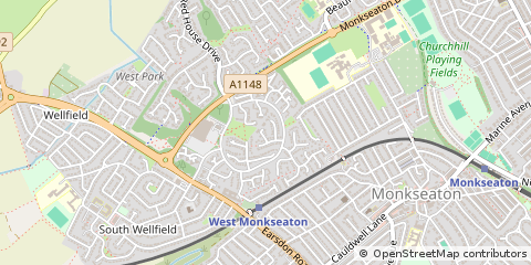 Map of Whitley BAY