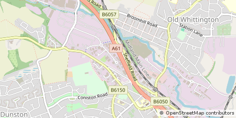 Map of Chesterfield