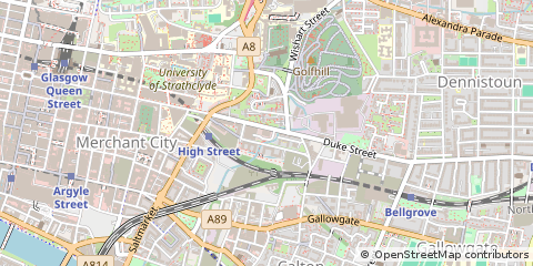 Map of Glasgow