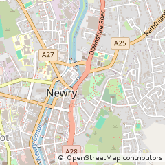 Map of Newry, County Down