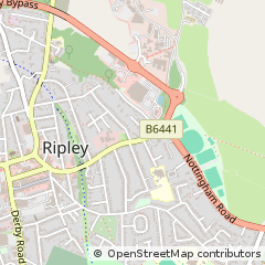 Map of Ripley, Derbyshire