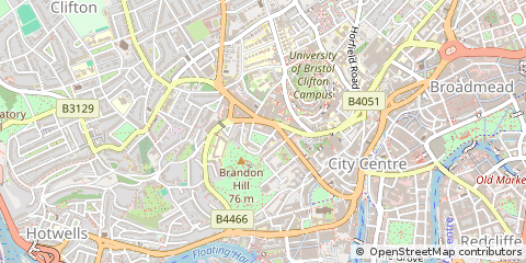 Map of Bristol