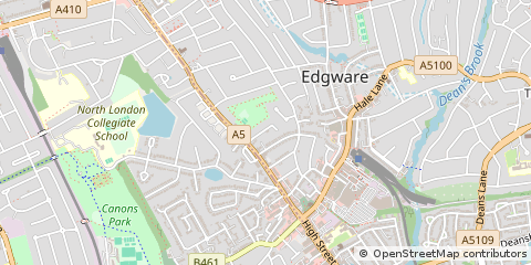 Map of Edgware