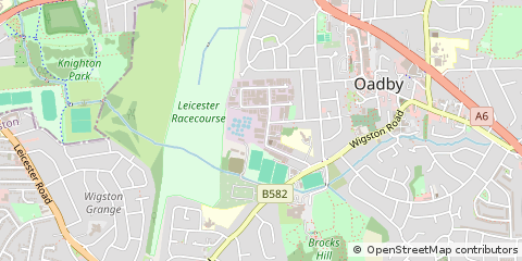 Map of Leicester