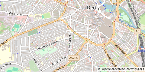 Map of Derby