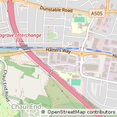 Map of Luton, Bedfordshire