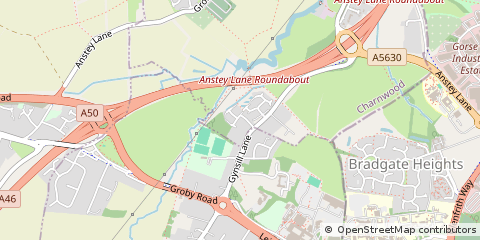 Map of Leicester