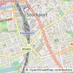 Map of Stockport