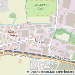 Map of Milton Park, Oxford