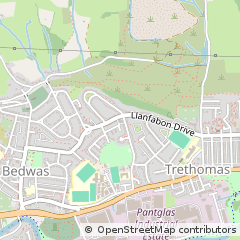 Map of Caerphilly