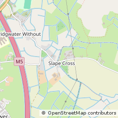 Map of Bridgwater, Somerset