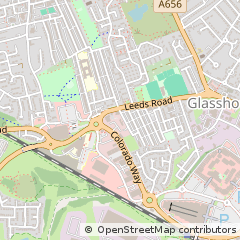 Map of Castleford, West Yorkshire