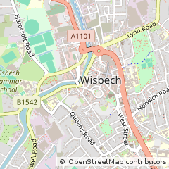 Map of Wisbech, Cambridgeshire