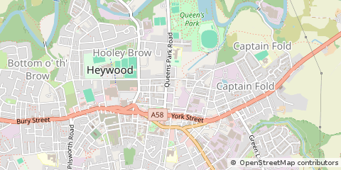 Map of Heywood