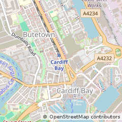 Map of Cardiff