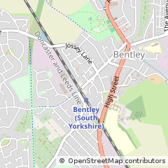 Map of Doncaster