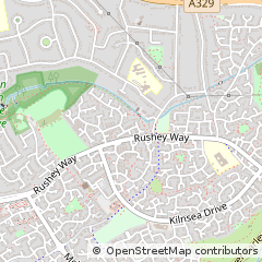 Map of Lower Earley, Berkshire