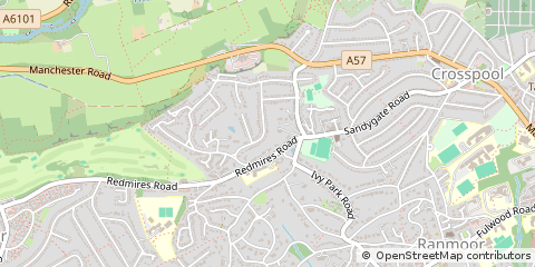 Map of Sheffield