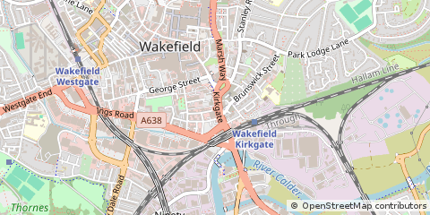 Map of Wakefield